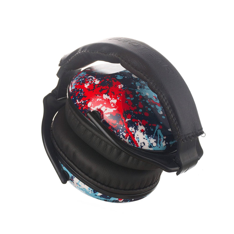  [AUSTRALIA] - PROTEAR Kids SNR 28dB Noise Reduction Ear Protection Safety Ear Muffs, Adjustable Ear Defender for Kids, Children Hearing Protection Firework, Homework (Red Pigment) Red Pigment