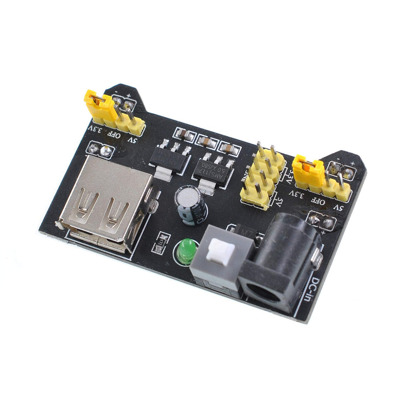  [AUSTRALIA] - Oiyagai 5pcs Breadboard Power Supply Module 3.3V/5V for Arduino Board Solderless Breadboard