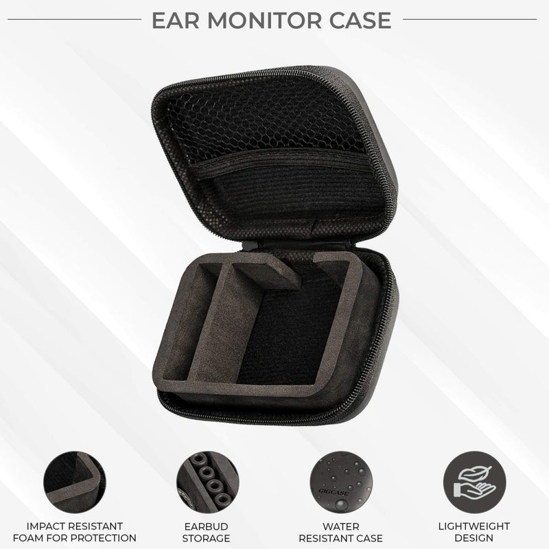  [AUSTRALIA] - In Ear Monitor Case for IEM, In Ear Monitors, In Ears, Headphones, Earphones, Earbuds. Suitable for KZ ZS10/ZS10 Pro/ZSN/ZST/ZEX/AS10/AS16, GIGCASE