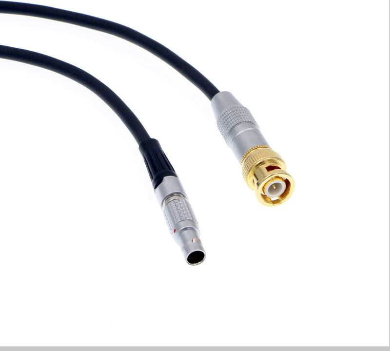  [AUSTRALIA] - Uonecn Time Code TC Cable BNC Male to 0B 5 Pin Plug Cable for ARRI Alexa Sound Devices