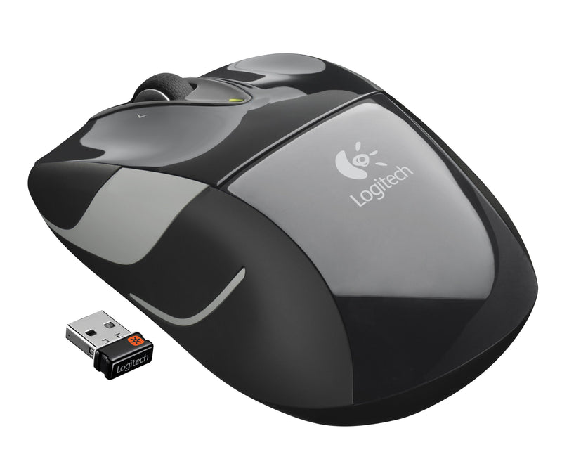 Logitech M525 Wireless Mouse – Long 3 Year Battery Life, Ergonomic Shape for Right or Left Hand Use, Micro-Precision Scroll Wheel, and USB Unifying Receiver for Computers and Laptops, Black/Gray Standard Packaging - LeoForward Australia