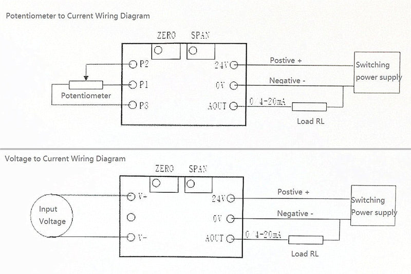 NOYITO Voltage to Current Module 0-2.5V 3.3V 5V 10V 15V 24V Voltage to 0-20mA 4-20MA Current Signal Generator Moudle (0-2.5V to 0-20mA) - LeoForward Australia