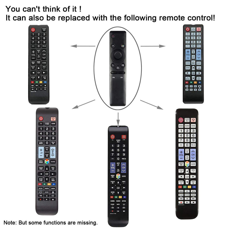 CHUNGHOP Remote Control for Samsung BN59-01259B / BN59-01259E / BN59-01260A/ BN59-01241A BN59-01259D 4K UHD 6/7 Series Smart TV Controller Replacement UA40 UA49 UA50 UA55 UA65 UA70 UA78 KU6300,KU6310 - LeoForward Australia