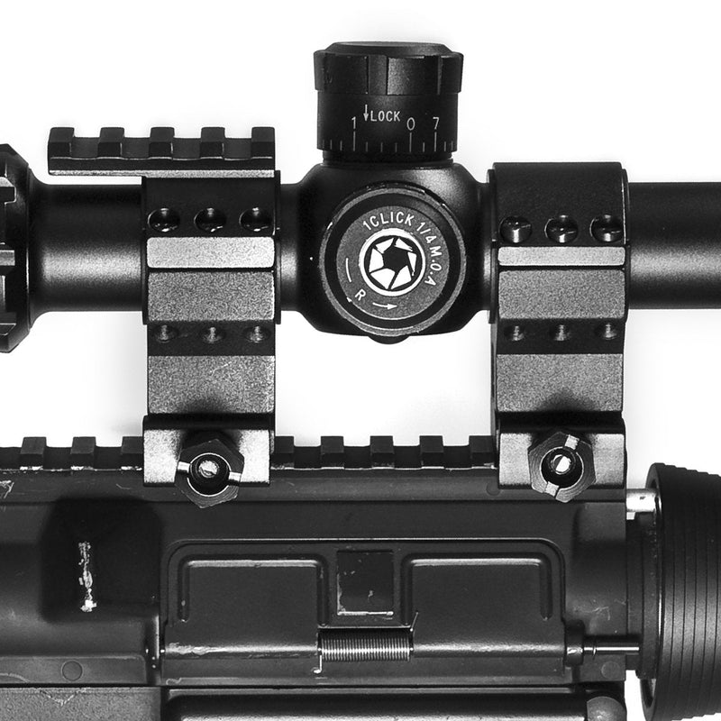  [AUSTRALIA] - BARSKA Tactical Riflescope Rings (30mm STD) , Black