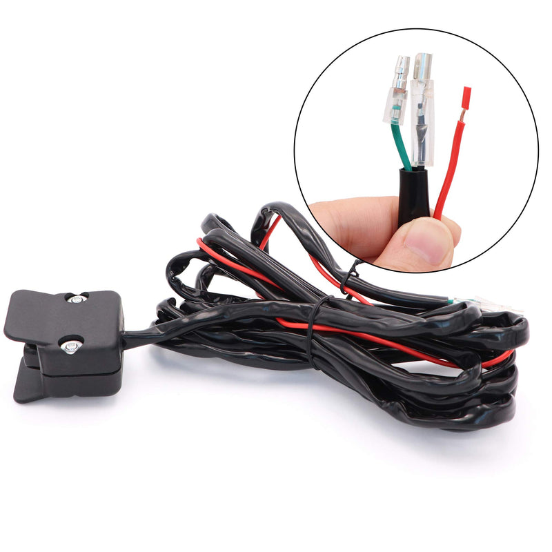  [AUSTRALIA] - 12V Winch Rocker Thumb Switch with Mounting Bracket Handlebar Control line kit for ATV UTV