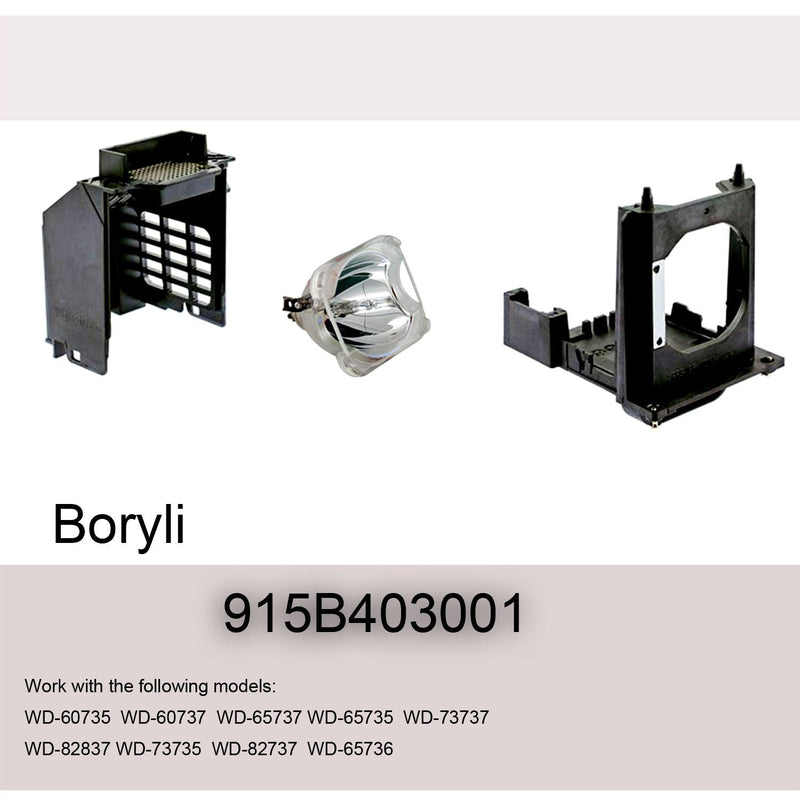  [AUSTRALIA] - BORYLI 915b403001 for Mitsubishi Replacement Lamp with Housing DLP TV Bulb (180w WD-60735 WD-60737 WD-73C9 WD-65737 WD-65735 WD-73837