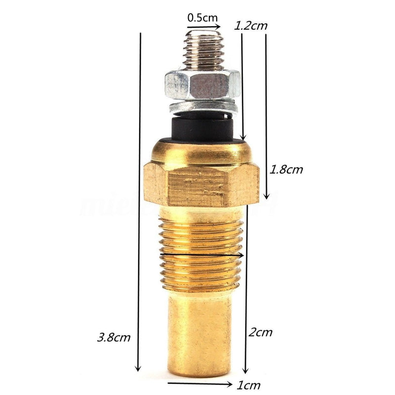  [AUSTRALIA] - Oil Water Temperature Temp 1/8 NPT Sensor Unit Sender Electric Gauge 0¡ãC to 150¡ãC