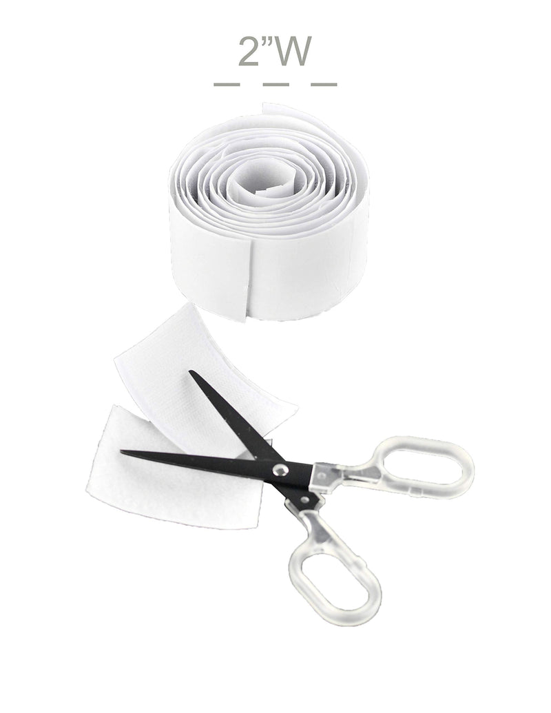  [AUSTRALIA] - HOME-X Adhesive Hook-and-Loop Roll for Arts and Crafts, Self-Stick Office Supplies