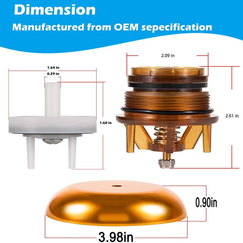  [AUSTRALIA] - 905-212 Bonnet and Poppet Repair kit & 905-052 Check Valve Assembly Repair Kit & Canopy for Febco 765EBV 1" & 1-1/4" 765 Backflow Preventer and Vacuum Breaker