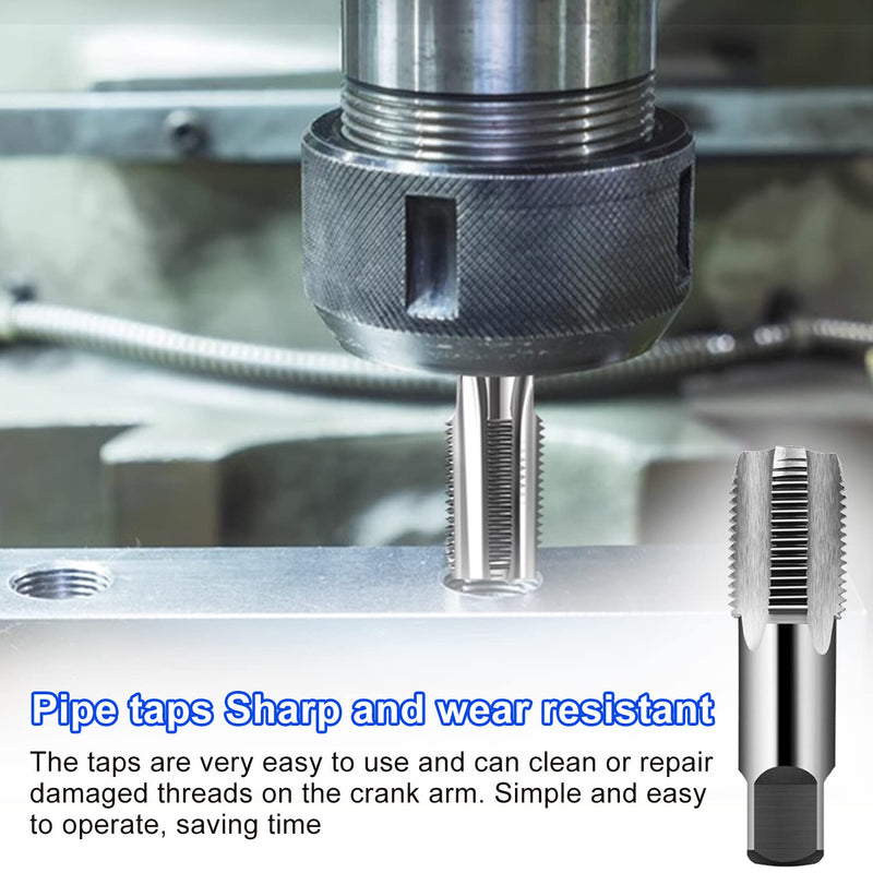  [AUSTRALIA] - 2 piece pipe tap set, tap 1/2 inch, 3/4 inch internal thread, incision tap, repair of pipe thread connections, for car repair and industry