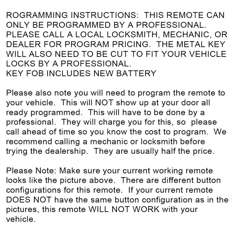 DRIVESTAR Keyless Entry Remote Car Key Replacement for Chrysler Dodge Jeep Use 3 Button Replacement for OHT692427AA, Set of 2 2pcs - LeoForward Australia