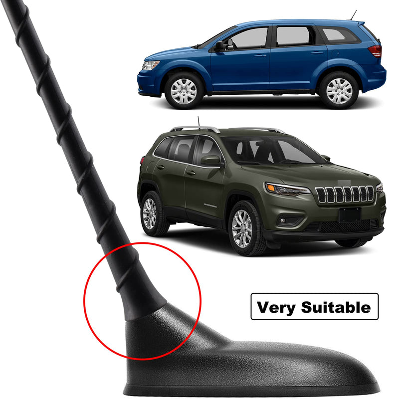  [AUSTRALIA] - Boigoo Cars Antenna Mast compatible for Jeep Cherokee Grand Cherokee, AM/FM Radio Antennas Trim Mast compatible for Dodge Durango Dart Journey Chrysler 200 - Replace OEM 5091100AA 68297936AA 5091100AB