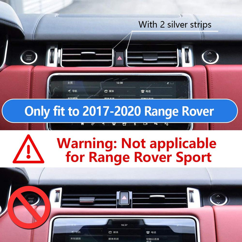  [AUSTRALIA] - LUNQIN Car Phone Holder for 2017-2020 Land Rover Range Rover SUV [Big Phones with Case Friendly] Auto Accessories Navigation Bracket Interior Decoration Mobile Cellphone Mount