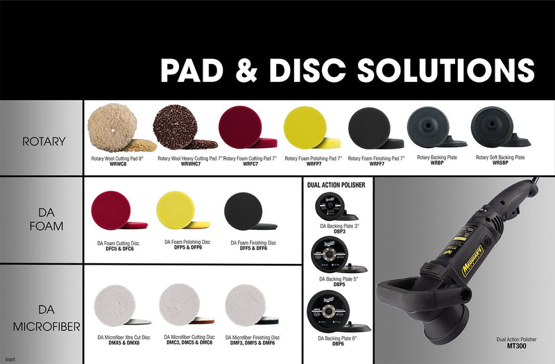  [AUSTRALIA] - Meguiar’s 6" DA Foam Polishing Disc – Dual Action Polishing Pad Enhances High Gloss – DFP6