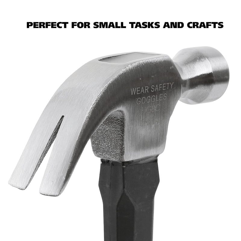  [AUSTRALIA] - GreatNeck HG8C 8 Oz. Fiberglass Curved Claw Hammer, Small Hammer, Nail Hammer, Hammers Tools, Nail Hammering Tool, 8oz Claw Hammer