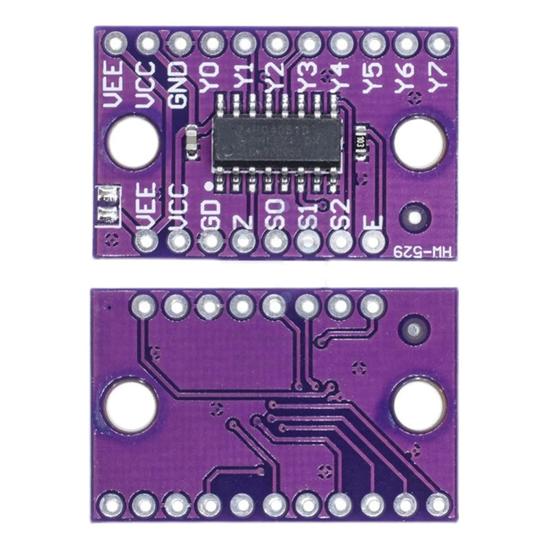  [AUSTRALIA] - 74HC4051 8-Channel Mux 8-Channel Analog Multiplexer Module, Pack of 5 x5 74HC4051