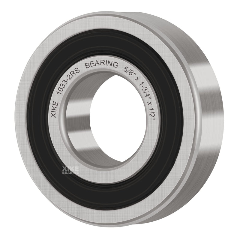  [AUSTRALIA] - XIKE 4 Pcs 16332RS Bearings 5/8"x1-3/4"x1/2", Double Rubber Seals and Pre-Lubricated, Deep Groove Ball Bearing. 1633-2RS Size 5/8"x1-3/4"x1/2"
