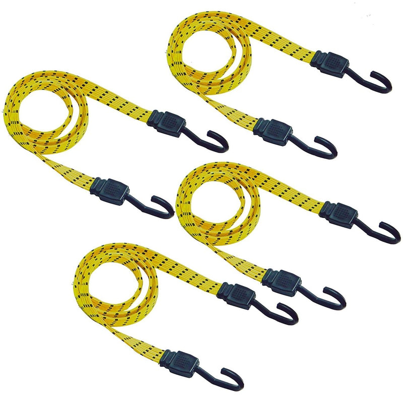  [AUSTRALIA] - Keeper 06321 24" Premium Bungee Cord with SST Hooks, 4 Piece Jar 24"