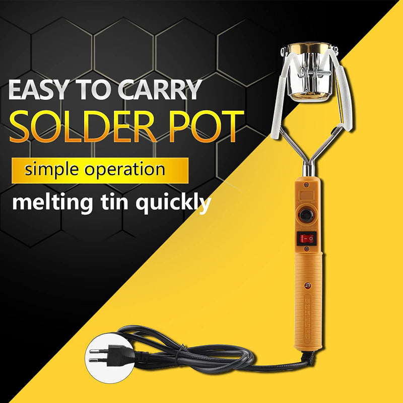  [AUSTRALIA] - Portable Soldering Pot, Premium Material Tin Soldering Pot Wear-resistant for Factory(280W EU 220V) 280w Eu 220v