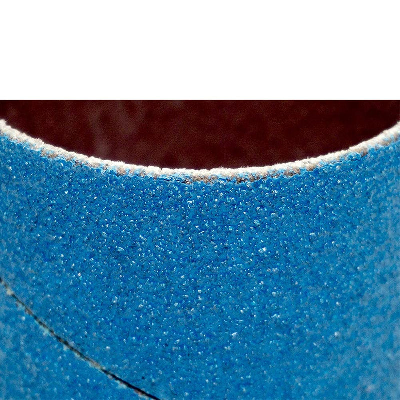  [AUSTRALIA] - Benchmark Abrasives 1-1/2” x 1-1/2” Zirconia Abrasive Spiral Band Sleeves For Die Grinder Rotary Drill To Finish Metal, Wood, Plastic (Pack of 10) (60 Grit) 60 Grit