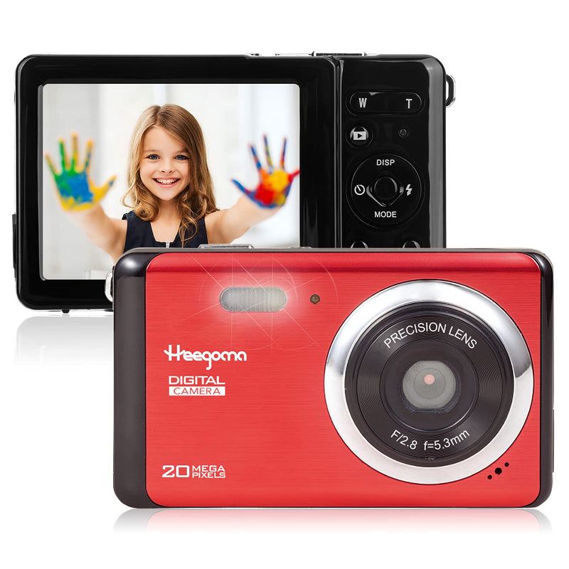  [AUSTRALIA] - Digital Camera for Kids, HD Video Camera with 2.8" LCD Screen, Rechargeable Point and Shoot Camera, Compact Portable Cameras for Kids, Beginner, Students,Teens Gifts