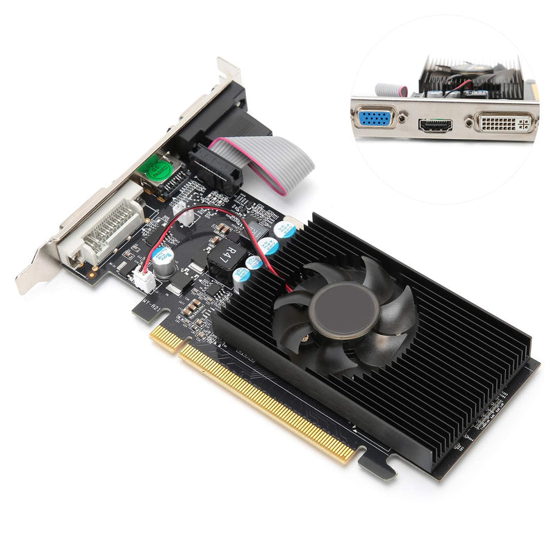  [AUSTRALIA] - T angxi PCI E 2.0 Desktop Graphics Card, 64bit 1GB Video Memory DDR2 532(MHz) 16 Stream Processor Units Video Game Graphics Card Chip for Nvidia GT210