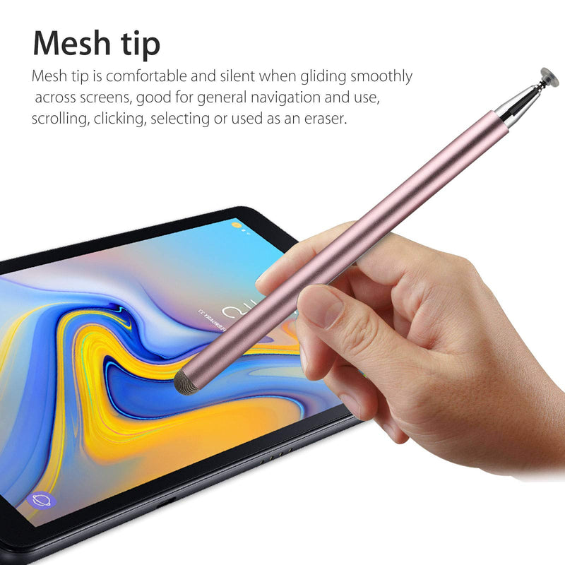 Stylus Pens for Touch Screens,Stylus Pen Compatible with Apple iPad, Capacitive Pencil for Kid Student Drawing, Writing,High Sensitivity,for Touch Screen Devices Tablet,Smartphone (Rose Gold) Rose gold - LeoForward Australia