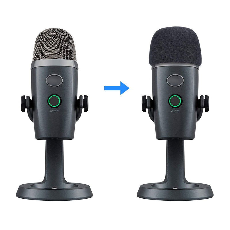  [AUSTRALIA] - YOUSHARES Yeti Nano Microphone Foam Windscreen - Mic Wind Cover Pop Filter Foam Cover, Professional Customized for Blue Yeti Nano