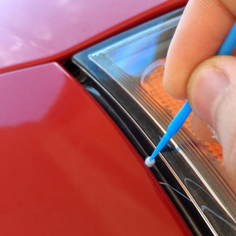 ATLIN Touch Up Paint Brushes, 100 Pack of 2.5mm Disposable Micro Applicators for Automotive Paint Chip Repair - LeoForward Australia