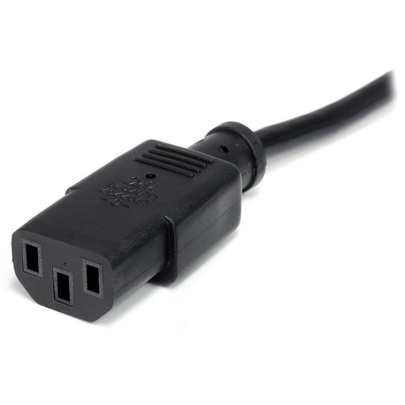  [AUSTRALIA] - StarTech.com 3 ft 14AWG Computer Power Cord - NEMA5-15P to C13 14 AWG Desktop PC Monitor Power Cable (PXT101143) 3 ft/1 m