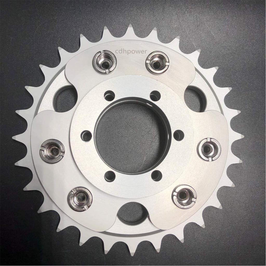  [AUSTRALIA] - CDHpower Disc Brake Rotor Adapter and 28T Sprocket for Gas Motorized Bicycle 48cc/66cc/80cc