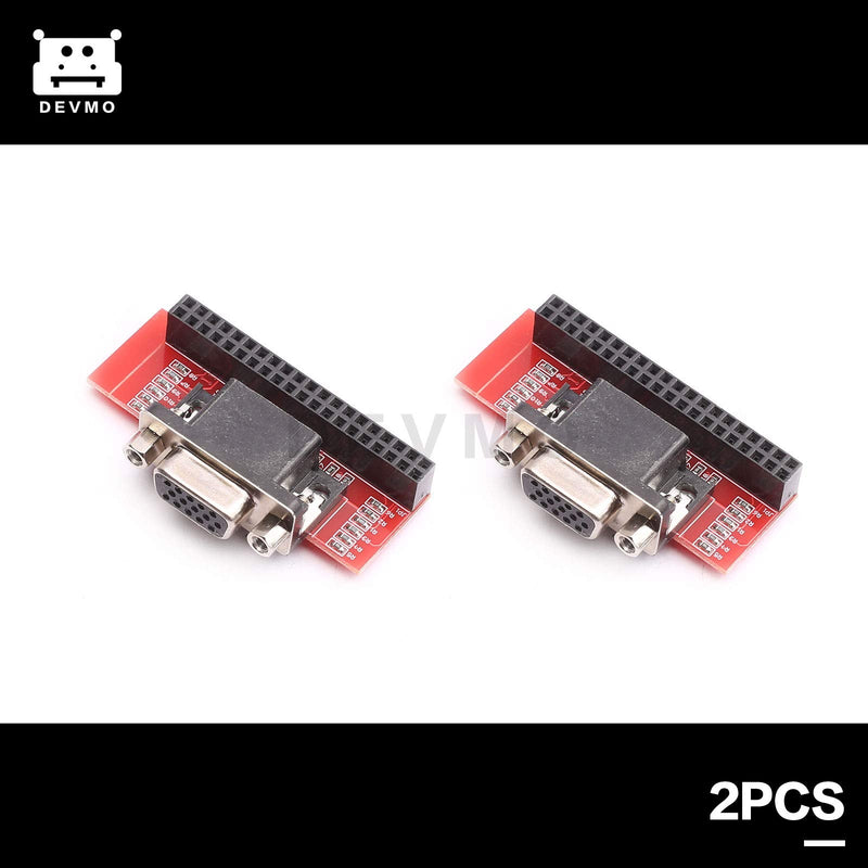  [AUSTRALIA] - DEVMO 2PCS VGA666 Adapter Board DPI dtoverlays Module Compatible with Raspberry Pi 3B / 2B / B+ / A+