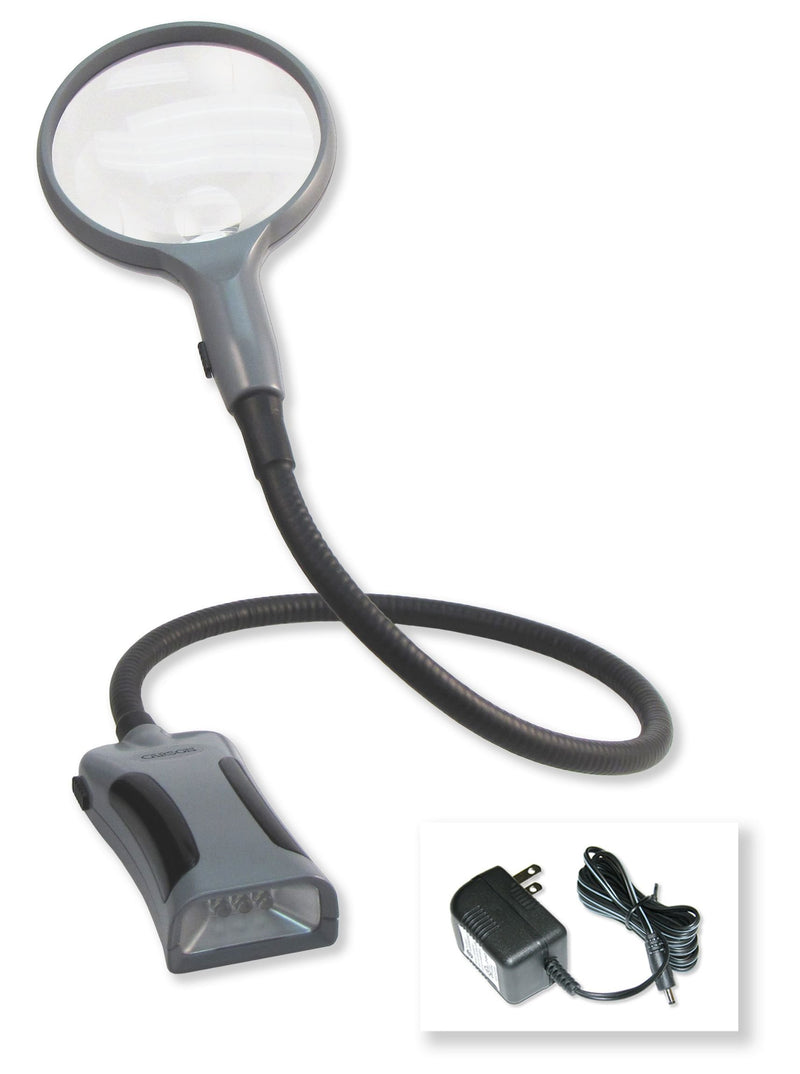 Carson BoaMag 2.5x LED Lighted Flexible Neck Magnifier and Flashlight (SM-22) - LeoForward Australia