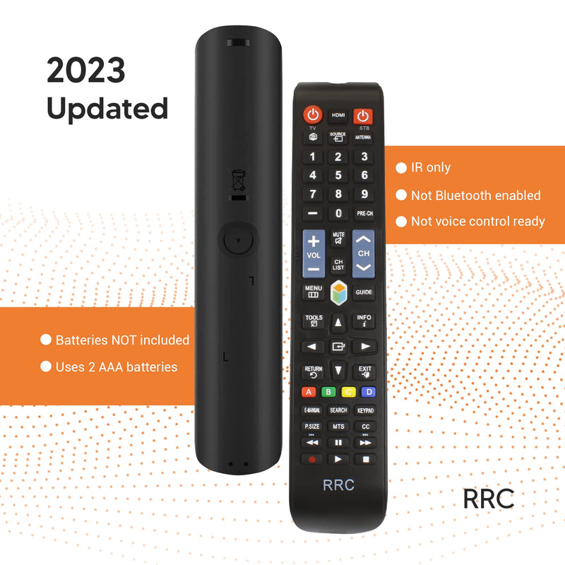  [AUSTRALIA] - RRC Universal Replacement Remote for Samsung LED/LCD 4K & QLED TVs (2021 & 2022 Models and Older) with Smart Home Button - No Programming Required