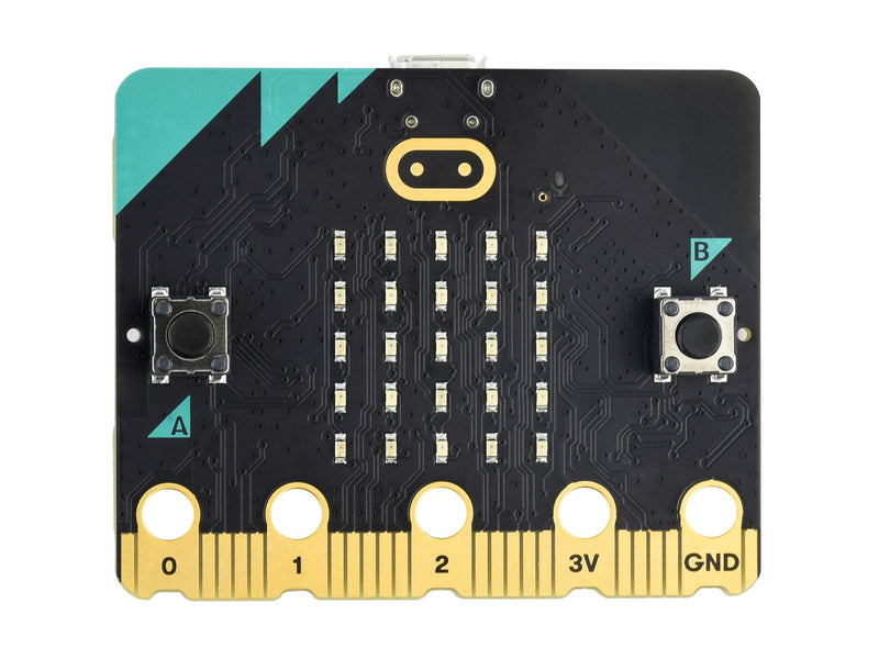 [AUSTRALIA] - BBC Micro:bit V2, Pocket-Sized ARM Development Board with Microphone, Speaker, Touch Sensitive Logo Pin, 2.4G Radio/BLE Bluetooth 5.0, for Kids and Beginners to Learn Programming Micro:bit V2 unit