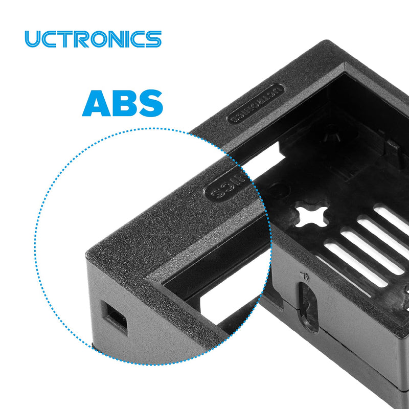  [AUSTRALIA] - UCTRONICS for Raspberry Pi 4, 3B/B+ Mini LCD Case, ABS Case for 3.5-inch Raspberry Pi Touchscreen, Compatible with All Raspberry Pi B Models