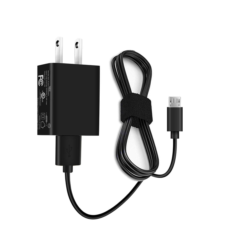  [AUSTRALIA] - 10W Power Adapter Tablet Fast Charger with 6.5Ft USB C and Micro USB Cable for Charging Fire HD Tablet and Kids Pro