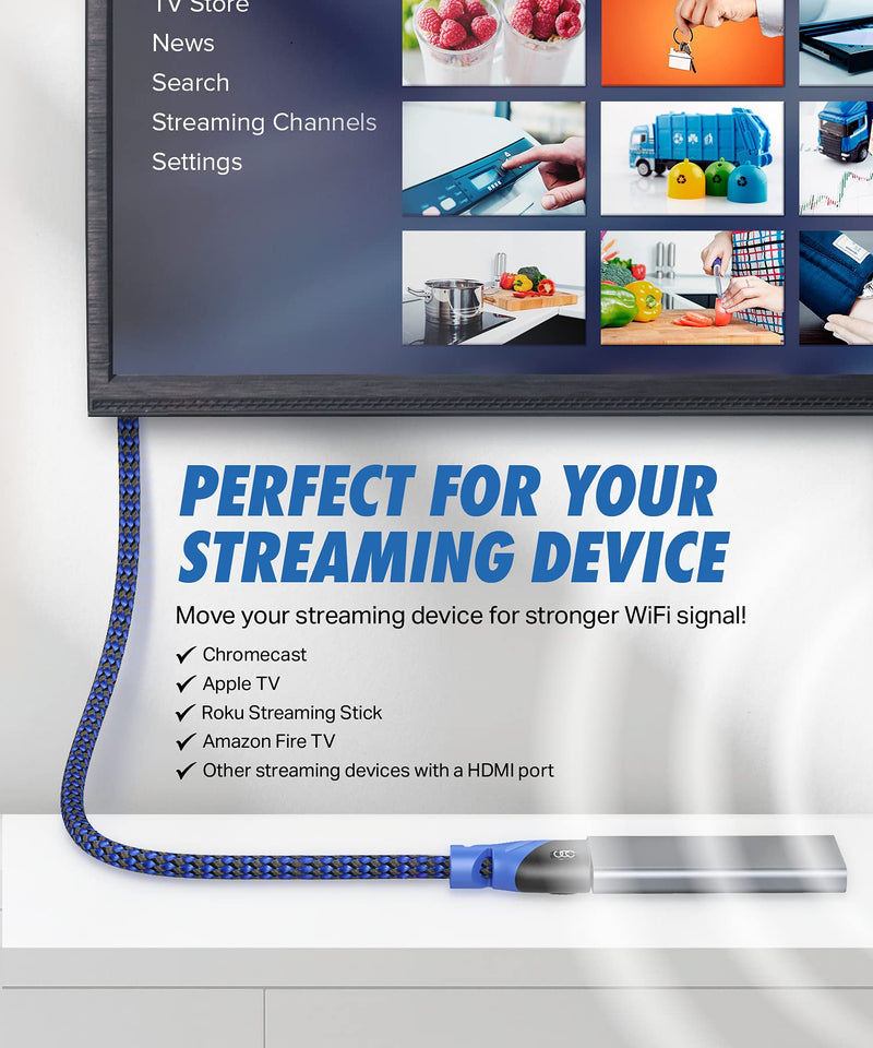 4K HDMI Extension Cable 3ft Male to Female Extender - 3 Feet - LeoForward Australia