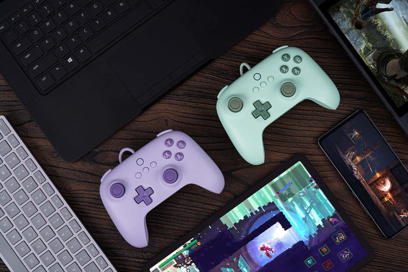  [AUSTRALIA] - 8Bitdo Ultimate C Wired Controller for Windows PC, Android, Steam Deck & Raspberry Pi (Field Green) Field Green