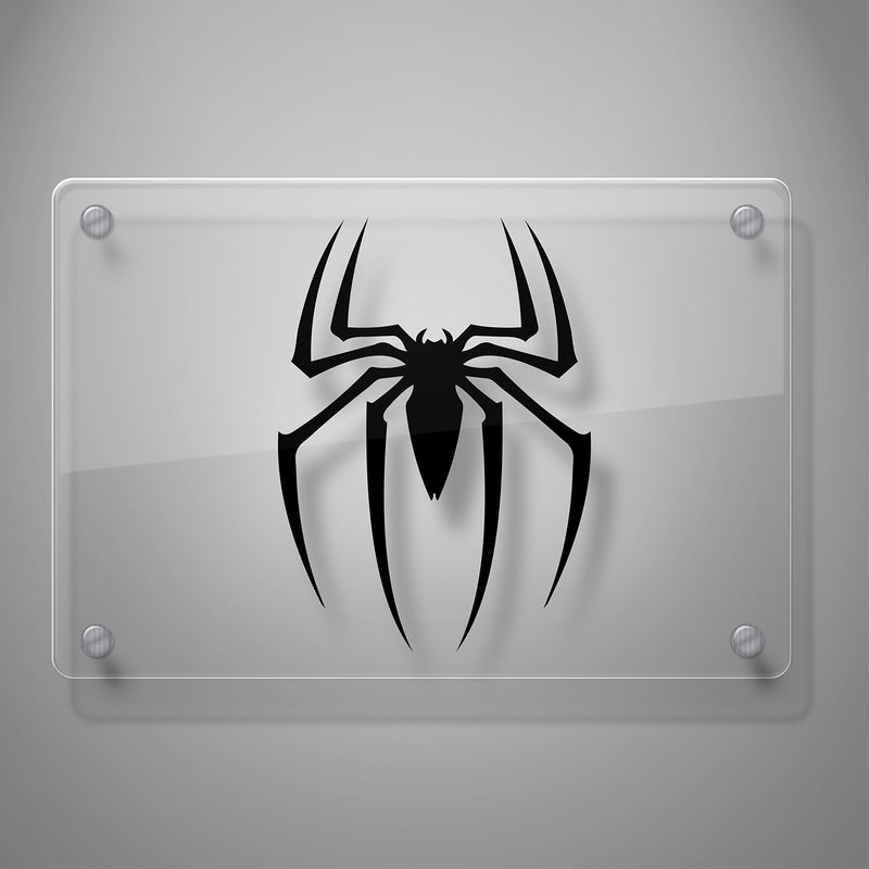  [AUSTRALIA] - Yoonek Graphics Spider Man Decal Sticker for Car Window, Laptop and More. # 517 (4" x 2.8", Black) 4" x 2.8"