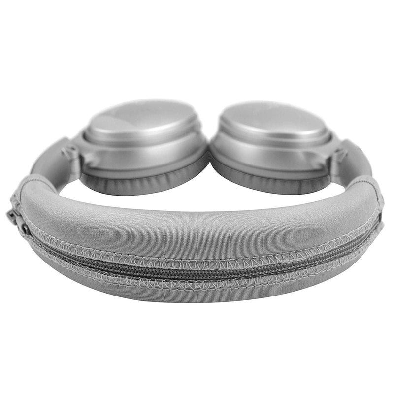  [AUSTRALIA] - Geekria Headband Cover Compatible with Bose QuietComfort QC35 II Gaming, QC35, QC45 Headphones/Headband Protector/Headband Cushion/Easy DIY Installation No Tool Needed (Silver)