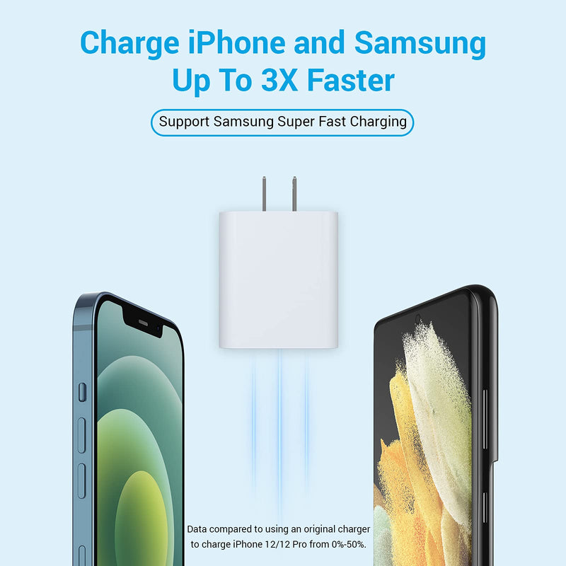  [AUSTRALIA] - 45W USB C Fast Charger for New MacBook Air 13 inch 2022 2020 2019 2018 Samsung Charger Fast Charging Type C C Power Adapter for IPad Pro PPS Galaxy S23 Ultra Charger with 6.6ft USB C to C Cable