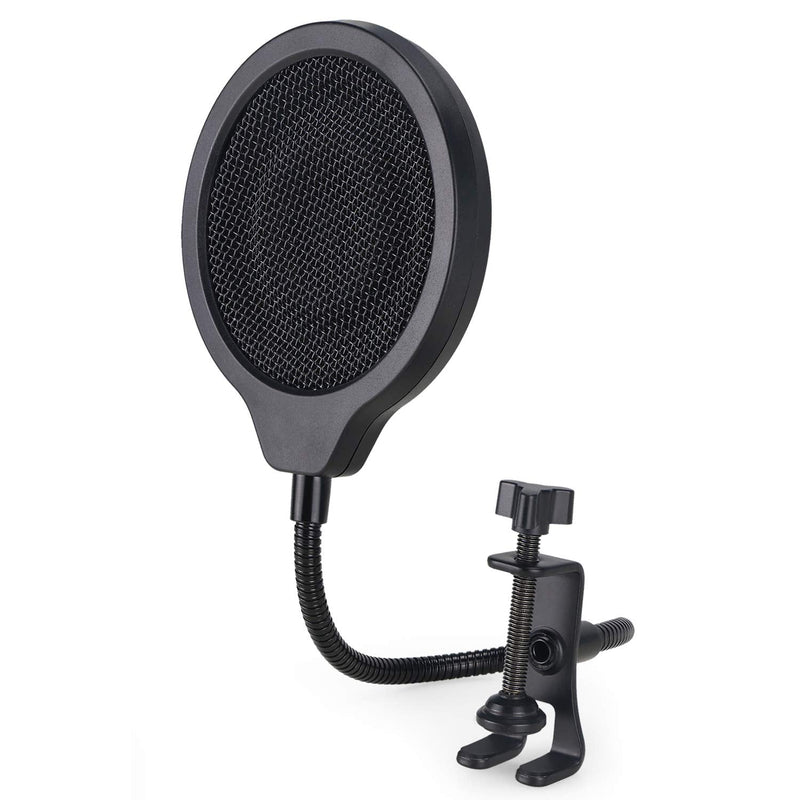  [AUSTRALIA] - Seiren Mini Microphone Pop Filter Mask Shield For Razer Seiren Mini Microhone, 4 Inch 3 Layers Windscreen with Flexible 360°Gooseneck Clip by SUNMON