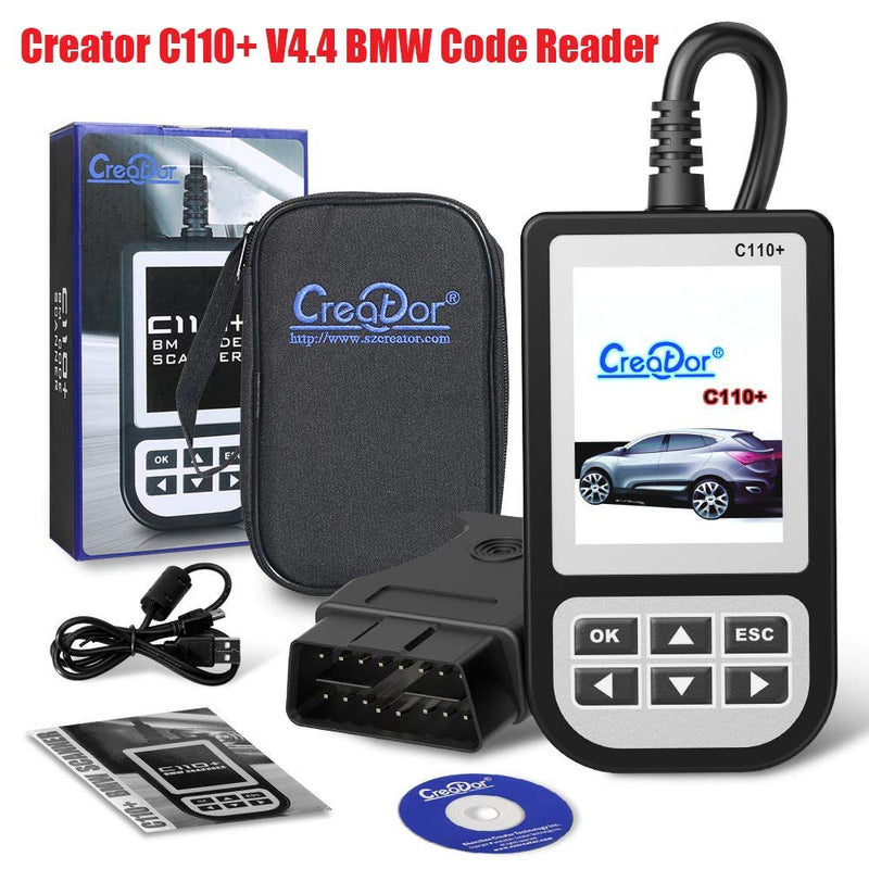 Creator Code Reader Car Diagnostic Tool C110 V6.0 Multi Tool SRS Airbag ABS OBD OBD2 Automotive Scanner Scan Tools Obdii Reader for BMW - LeoForward Australia