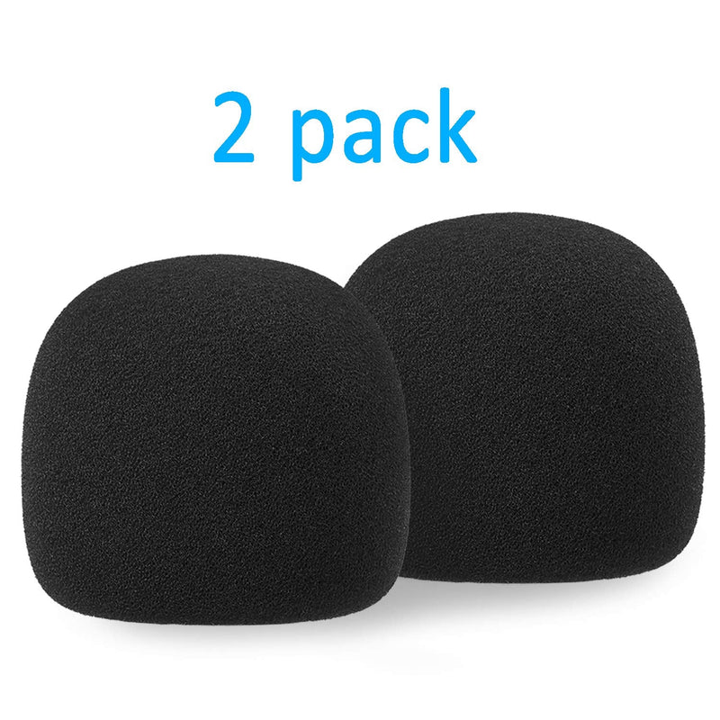  [AUSTRALIA] - SM57 Pop Filter Foam Cover - Mic Windscreen Wind Cover Customized Compatible with Shure SM-57 Microphone to Blocks Out Plosives by YOUSHARES (2 PCS)