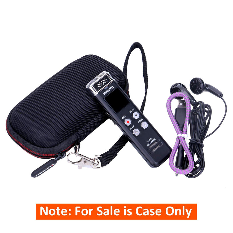  [AUSTRALIA] - LTGEM EVA Hard Case for EVISTR 16GB Digital Voice Recorder Voice Activated Recorder - Travel Protective Carrying Storage Bag Design 1