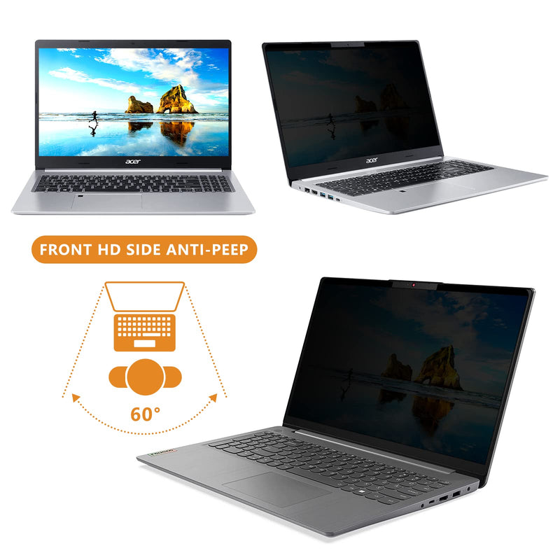  [AUSTRALIA] - Magnetic 14 Inch Privacy Screen Laptop Removable Matte Anti Blue Light Glare Filter 14 inch Screen Protector with 16:9 Aspect Ratio (Does Not Work with Apple MacBook Magnetic 14 Magnetic for Laptop