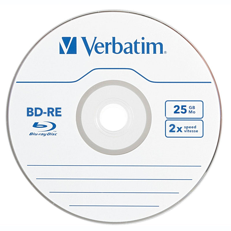  [AUSTRALIA] - Verbatim BD-RE 25GB 2X with Branded Surface - 10pk Spindle