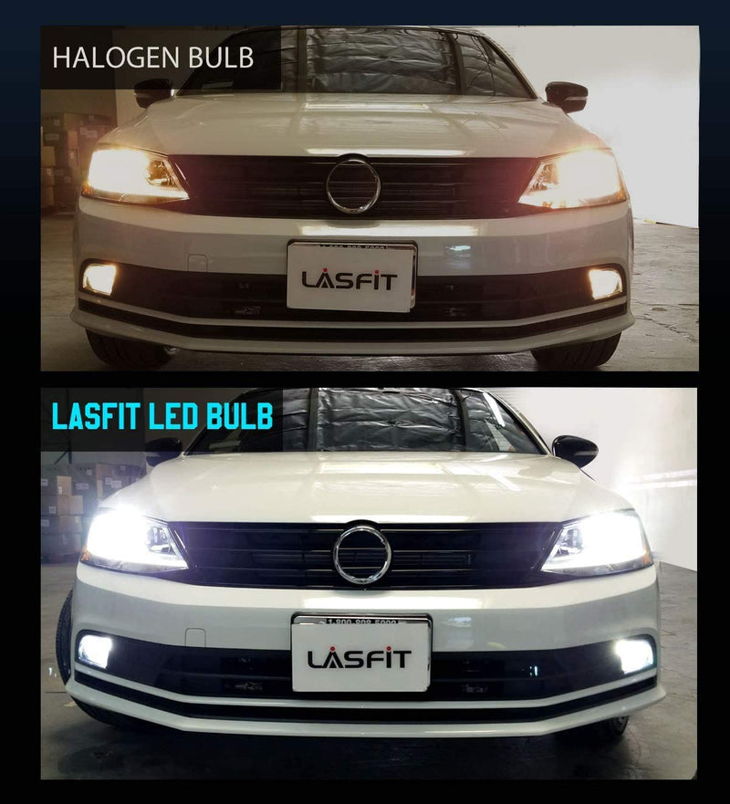  [AUSTRALIA] - LASFIT 9005 HB3 LED Headlight Bulbs 6000K Cool White 60W 6000LM LED Headlight Conversion Kits for High Beam, Plug & Play (Pack of 2)