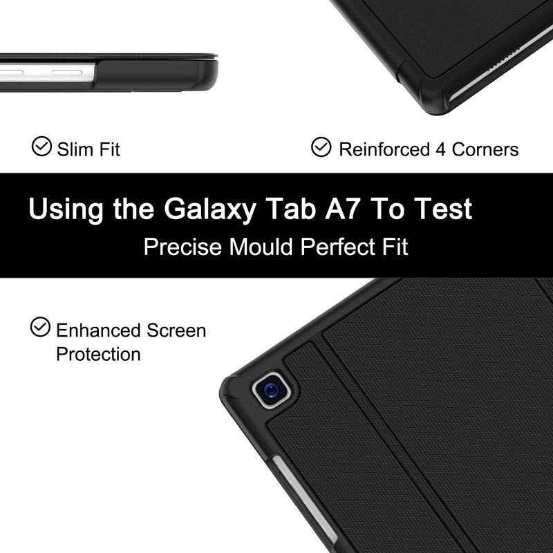  [AUSTRALIA] - Soke Samsung Galaxy Tab A7 10.4 Case 2020, Premium Shock Proof Stand Folio Case,Multi- Viewing Angles, Hard TPU Back Cover for Samsung Galaxy Tab A7 10.4 inch Tablet [SM-T500/T505/T507],Black Black